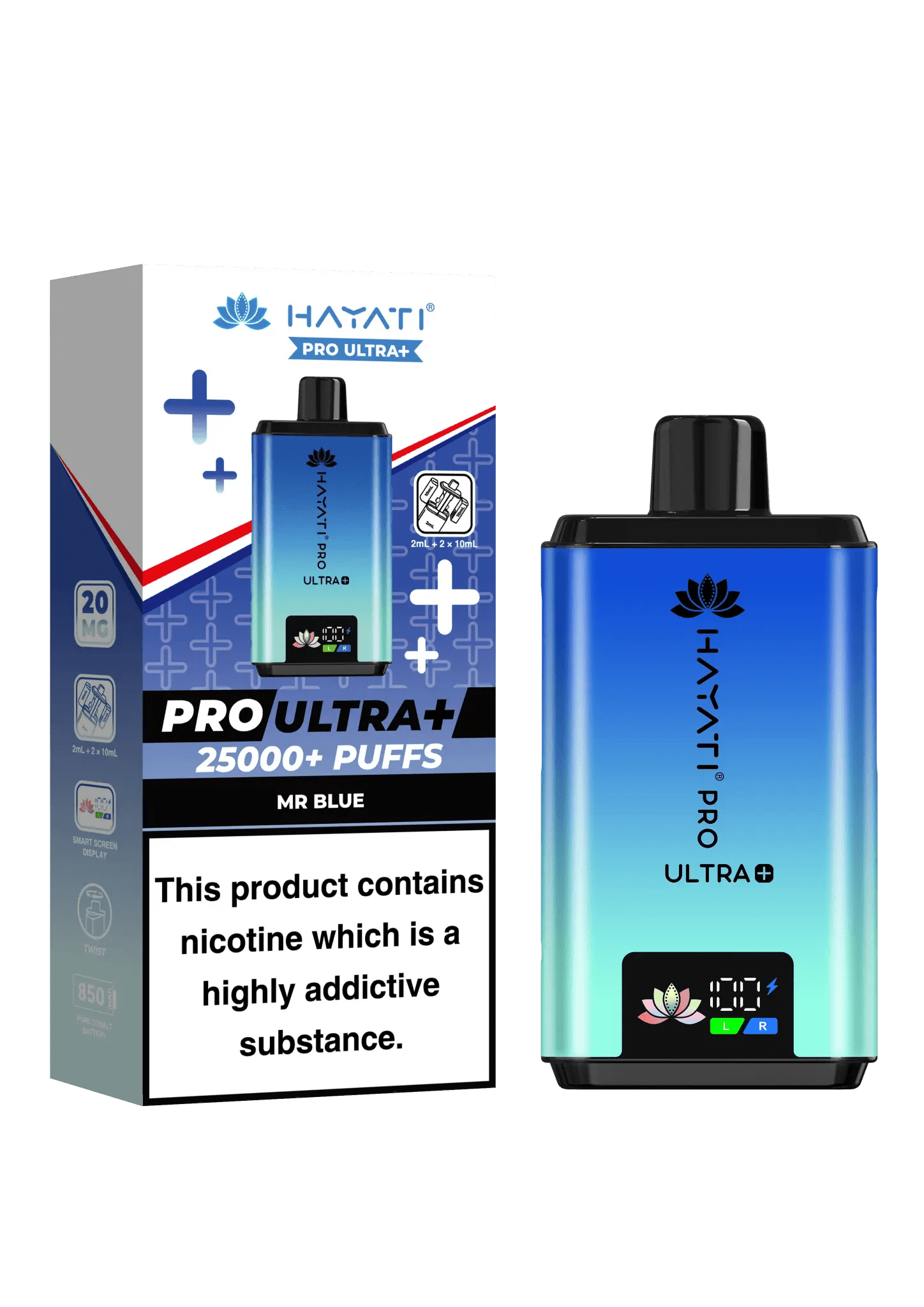 Hayati Pro Ultra Plus 25k Vape Kit -Mr Blue-Planet Puff
