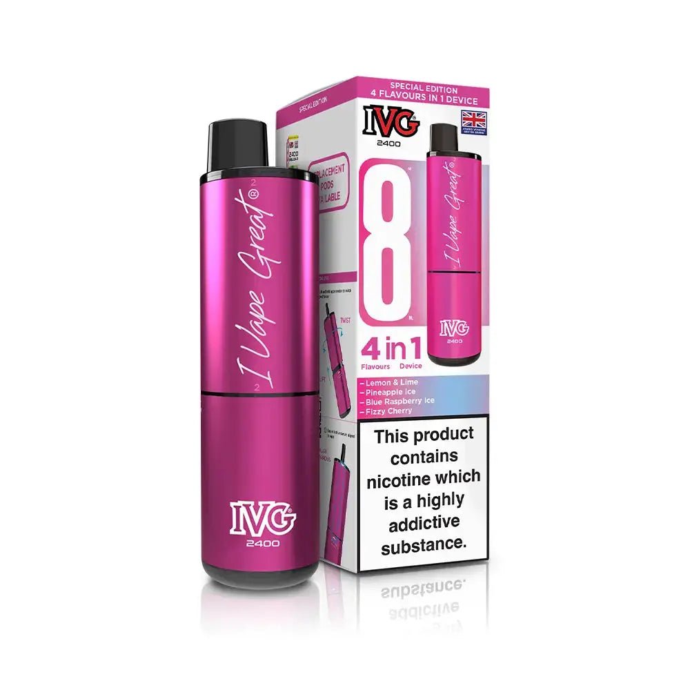 IVG 2400 Prefilled Vape Kit (5 Pack) -Special Edition-Planet Puff
