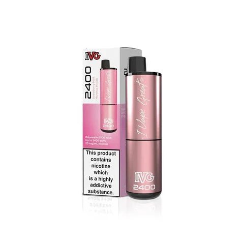 IVG 2400 Prefilled Vape Kit (5 Pack) -Strawberry Mint Menthol Mojito-Planet Puff