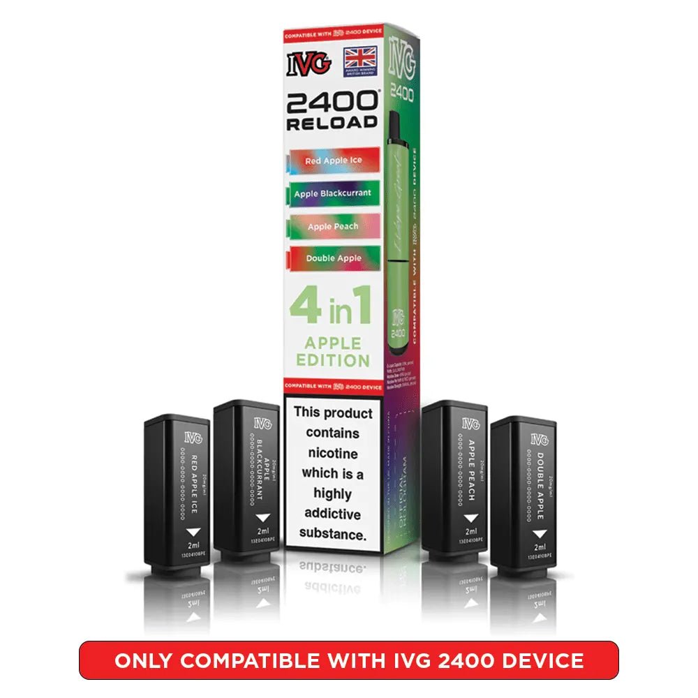 IVG 2400 Reload 4-in-1 Refill Pods | IVG 2400 Pods - Apple Edition-Planet Puff