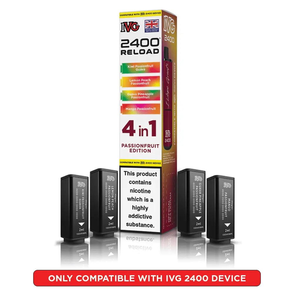 IVG 2400 Reload 4-in-1 Refill Pods | IVG 2400 Pods - Menthol Edition-Planet Puff
