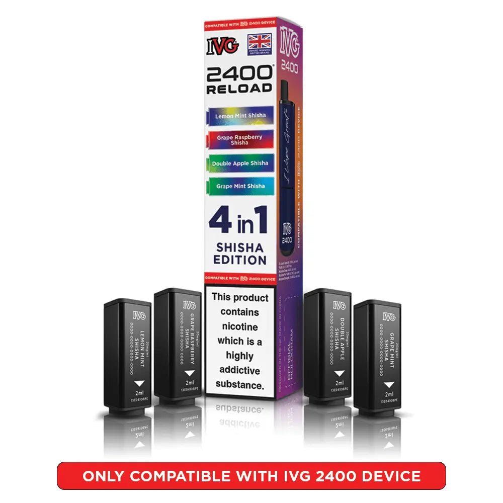 IVG 2400 Reload 4-in-1 Refill Pods | IVG 2400 Pods - Retro Edition-Planet Puff