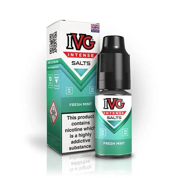 IVG Intense Nic Salts 10ml | Vape Juice - Fresh Mint-Planet Puff