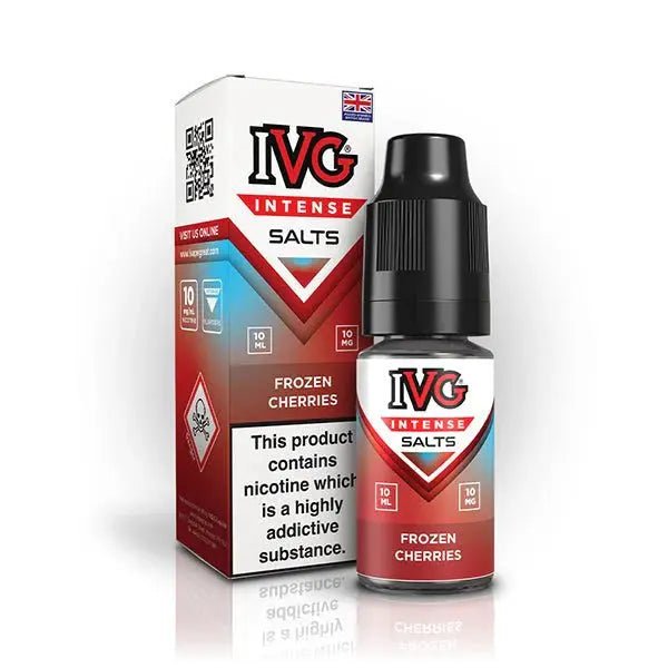IVG Intense Nic Salts 10ml | Vape Juice - Frozen Cherry-Planet Puff