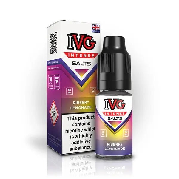 IVG Intense Nic Salts 10ml | Vape Juice - Riberry Lemonade-Planet Puff