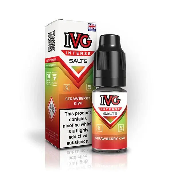 IVG Intense Nic Salts 10ml | Vape Juice - Strawberry Kiwi-Planet Puff
