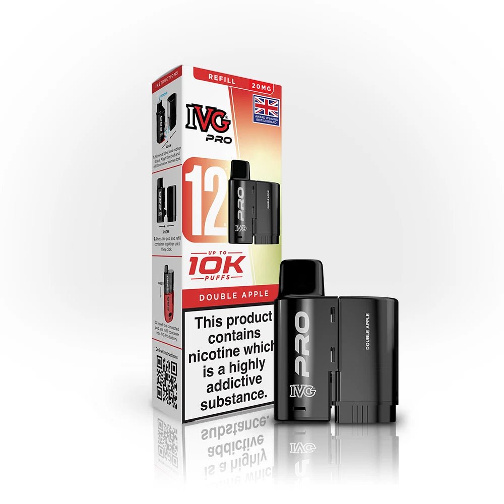IVG Pro Refills | IVG Pro 12 Refill Pods - Double Apple-Planet Puff