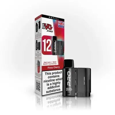IVG Pro Refills | IVG Pro 12 Refill Pods - Fizzy Cherry-Planet Puff