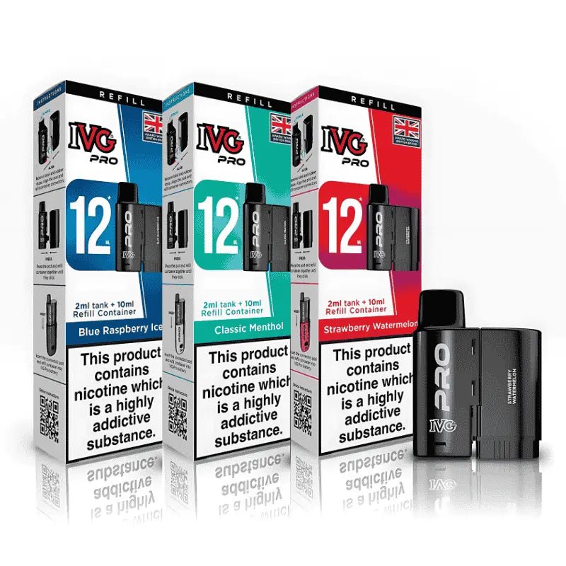 IVG Pro Refills | IVG Pro 12 Refill PodsPlanet Puff