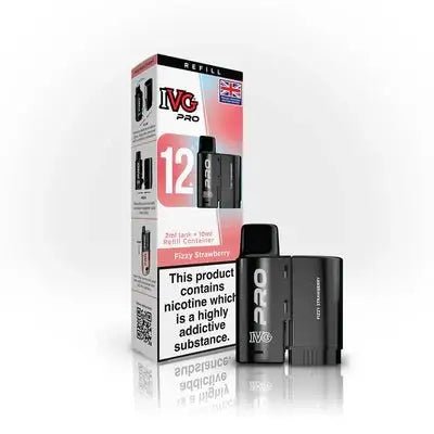 IVG Pro Refills | IVG Pro 12 Refill Pods - Fizzy Strawberry-Planet Puff