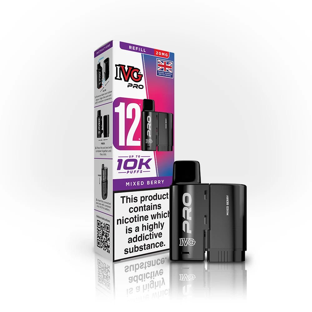 IVG Pro Refills | IVG Pro 12 Refill Pods - Mixed Berries-Planet Puff