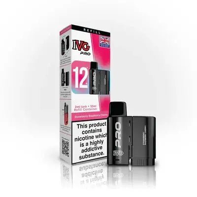 IVG Pro Refills | IVG Pro 12 Refill Pods - Strawberry Raspberry Cherry-Planet Puff