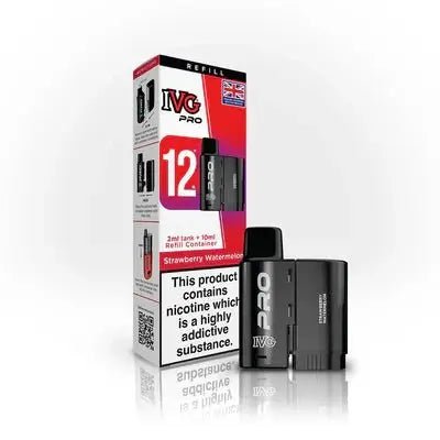 IVG Pro Refills | IVG Pro 12 Refill Pods - Strawberry Watermelon-Planet Puff