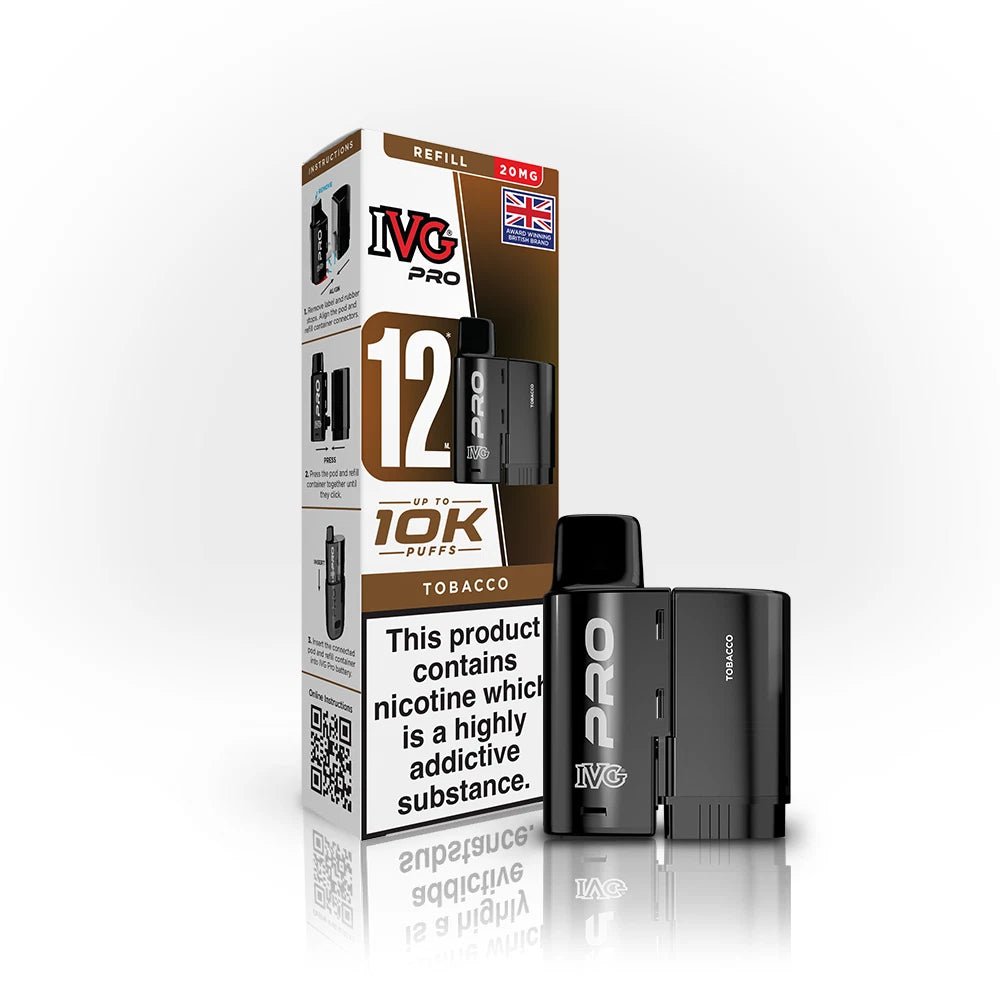 IVG Pro Refills | IVG Pro 12 Refill Pods - Tobacco-Planet Puff