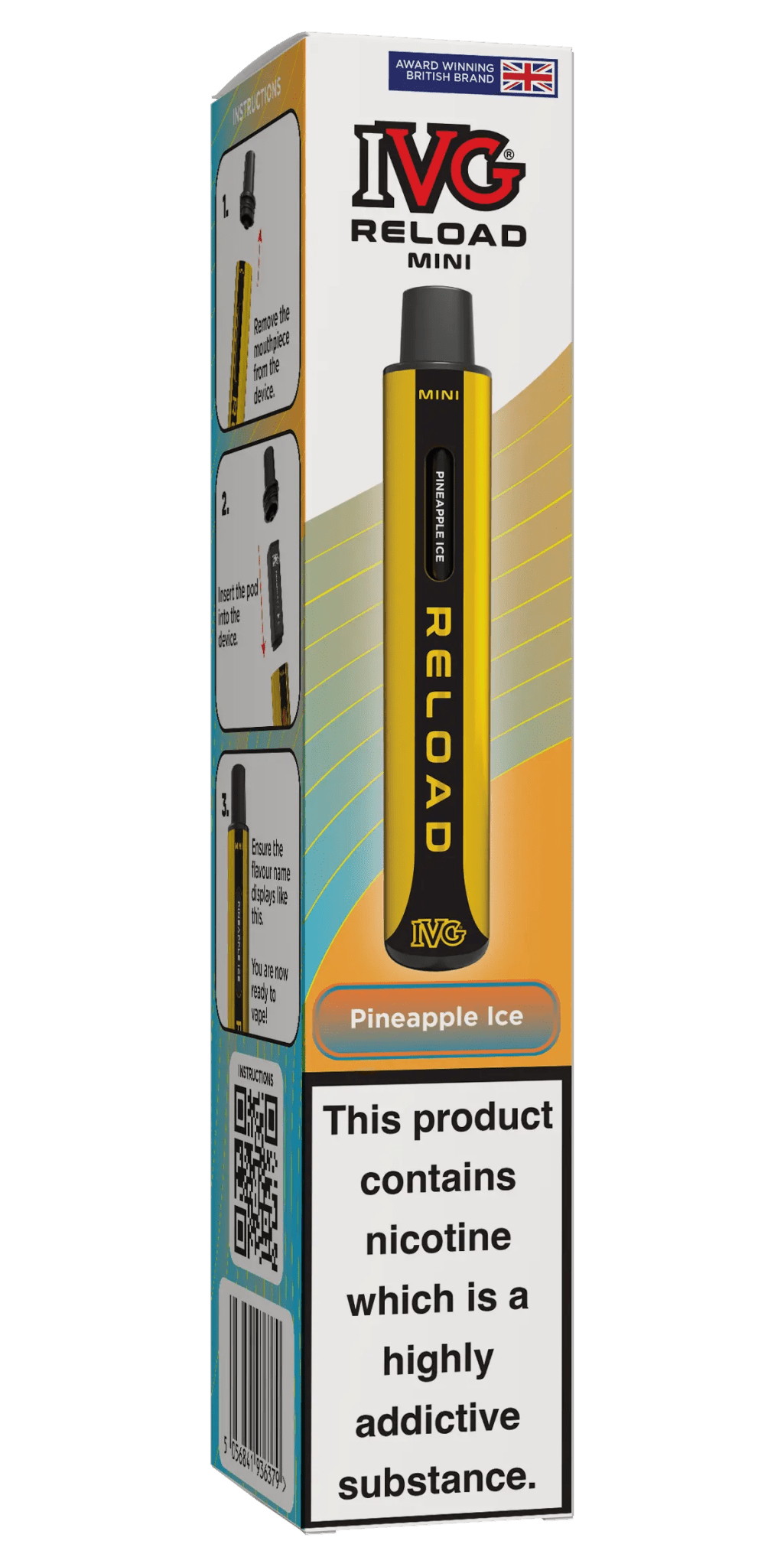 IVG Reload Mini Prefilled Pod Kit -Pineapple Ice-Planet Puff
