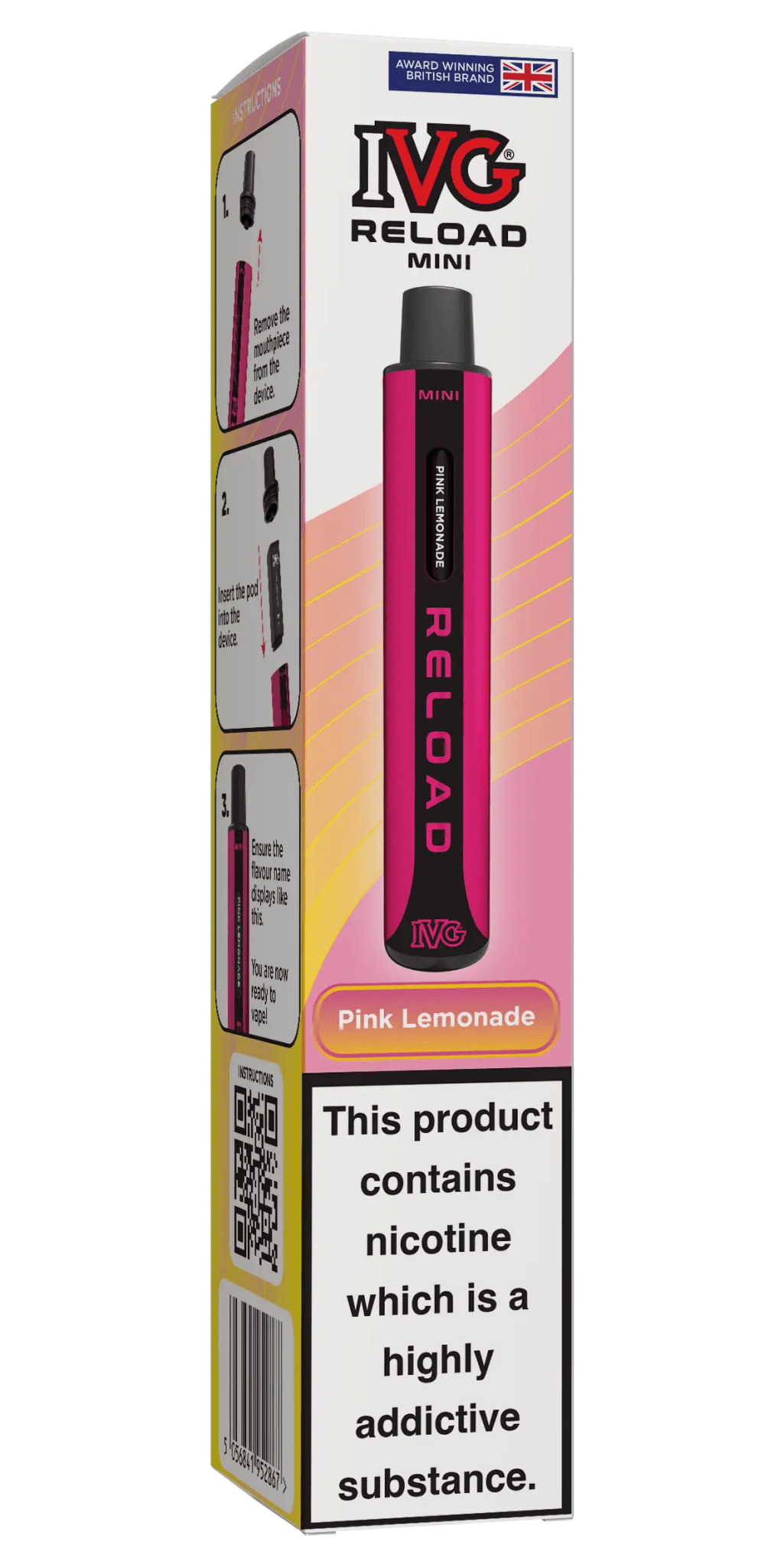 IVG Reload Mini Prefilled Pod Kit -Pink Lemonade-Planet Puff