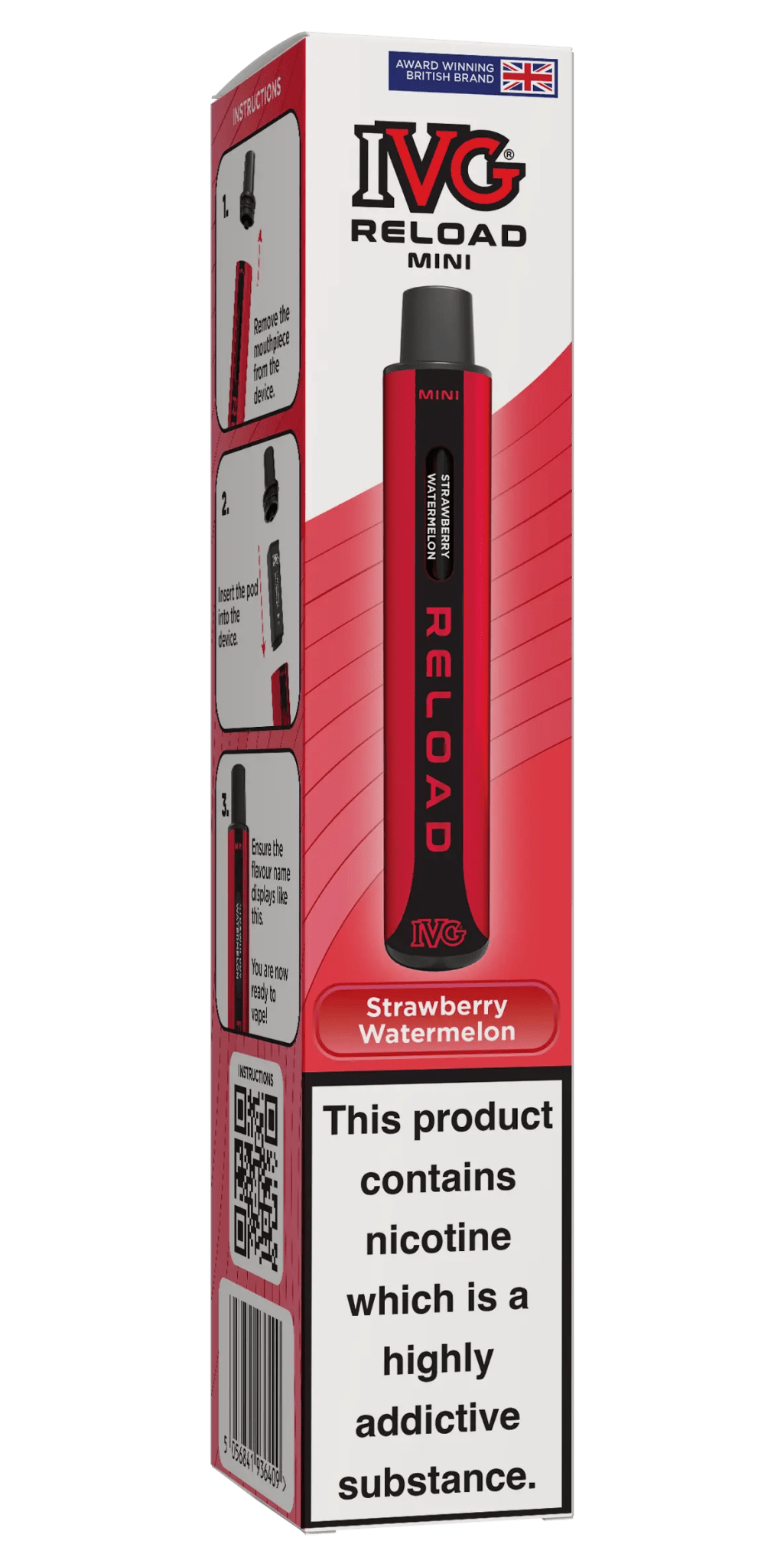 IVG Reload Mini Prefilled Pod Kit -Strawberry Watermelon-Planet Puff