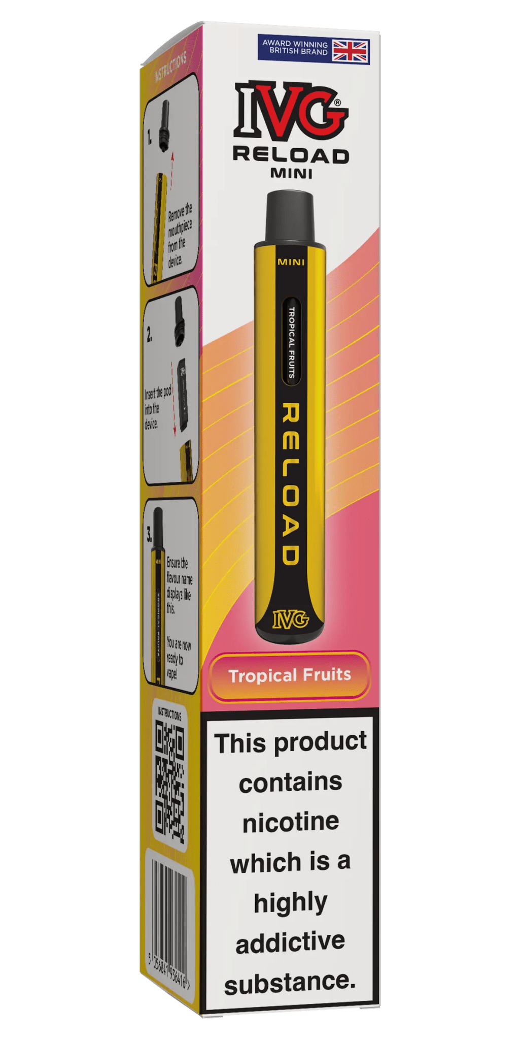 IVG Reload Mini Prefilled Pod Kit -Tropical Fruits-Planet Puff