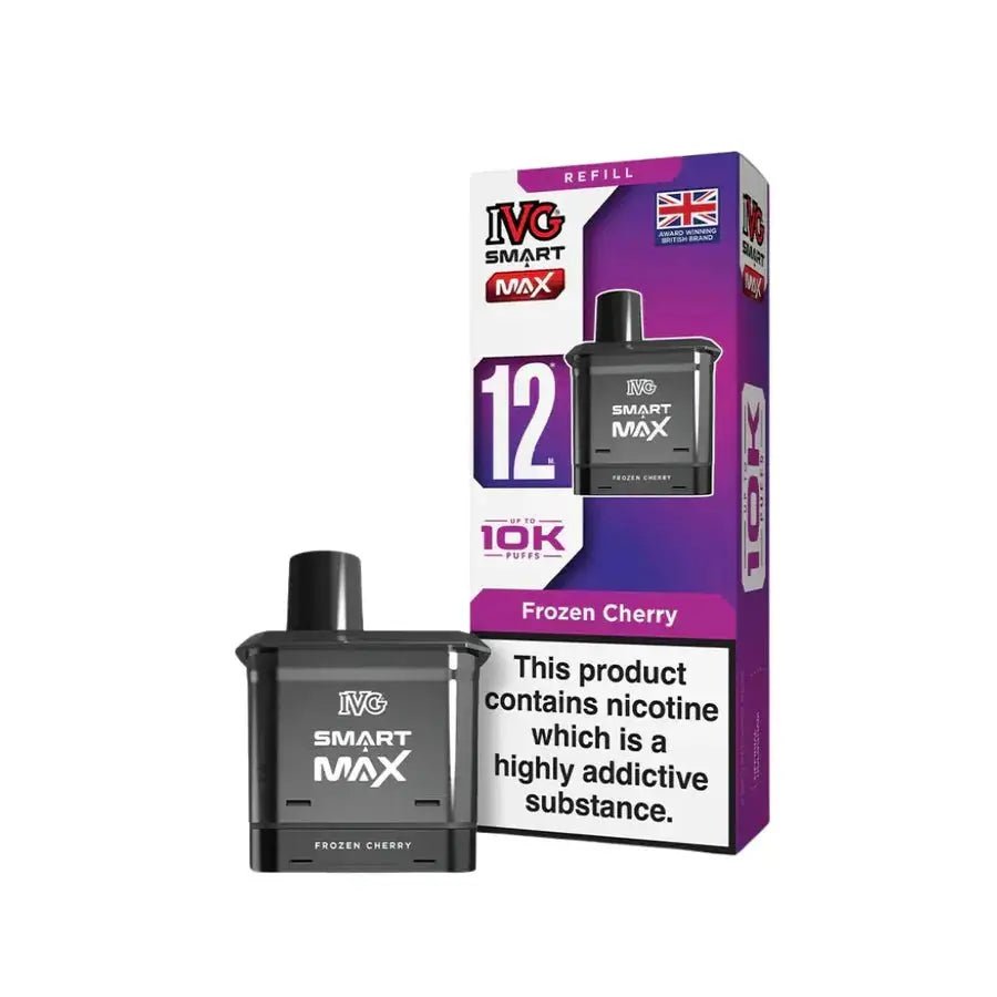 IVG Smart Max Refill Pods | 10,000 Puffs -Frozen Cherry-Planet Puff