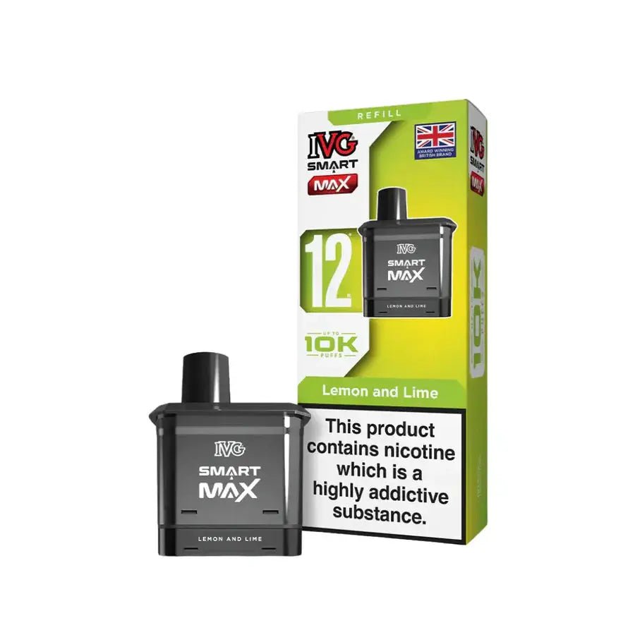 IVG Smart Max Refill Pods | 10,000 Puffs -Lemon and Lime-Planet Puff