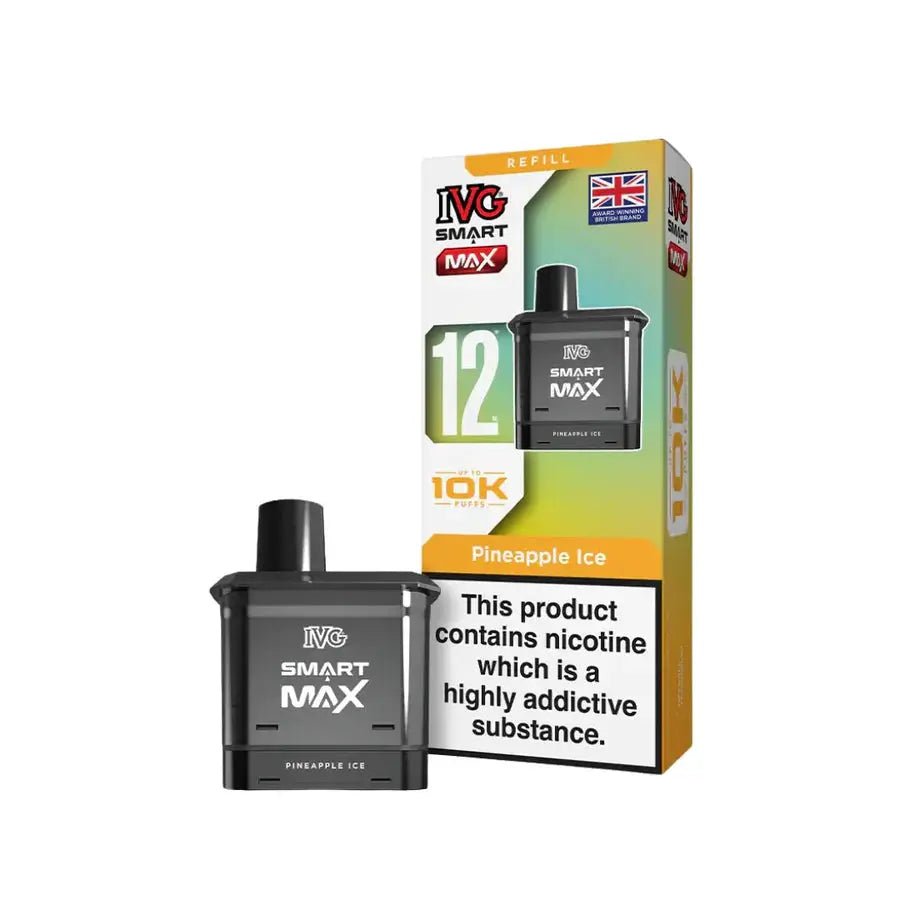IVG Smart Max Refill Pods | 10,000 Puffs -Pineapple Ice-Planet Puff