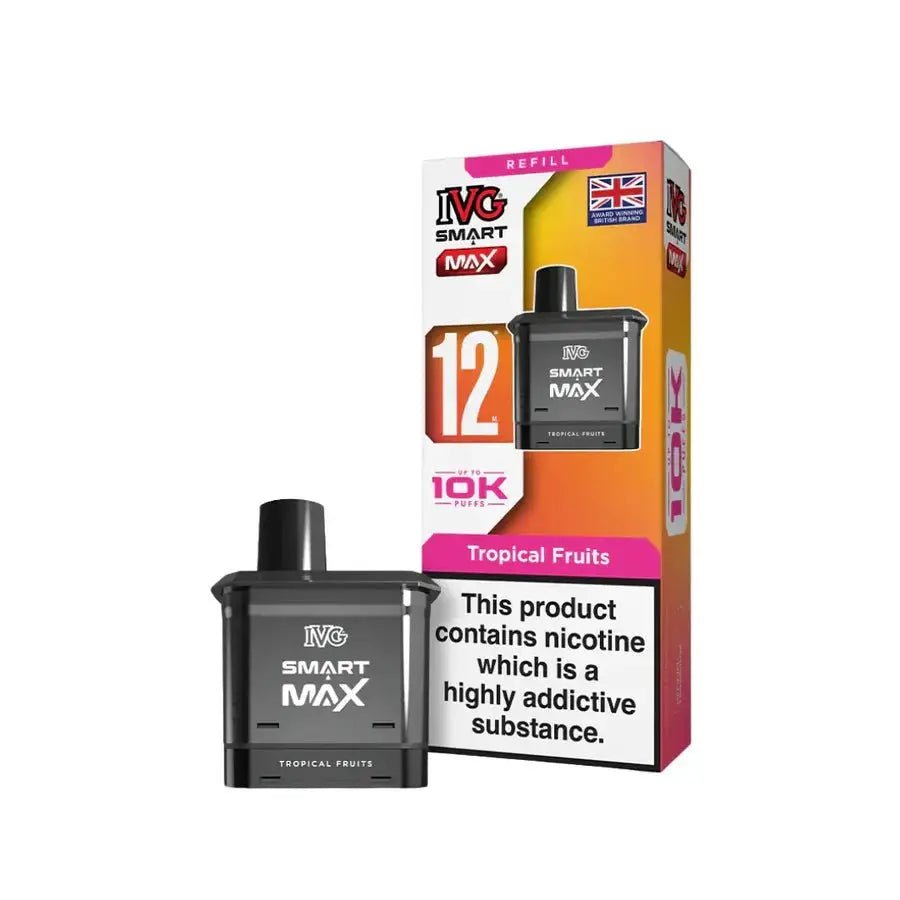 IVG Smart Max Refill Pods | 10,000 Puffs -Tropical Fruits-Planet Puff