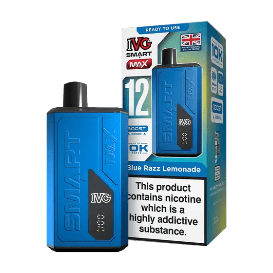 IVG Smart Max 10K Vape Kit -Blue Razz Lemonade-Planet Puff