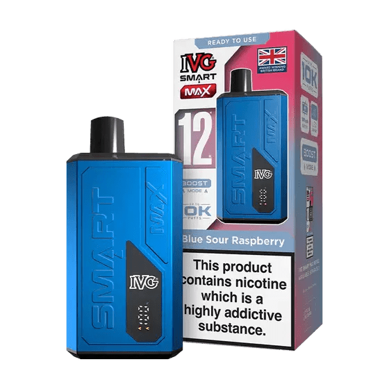 IVG Smart Max 10K Vape Kit -Blue Sour Raspberry-Planet Puff