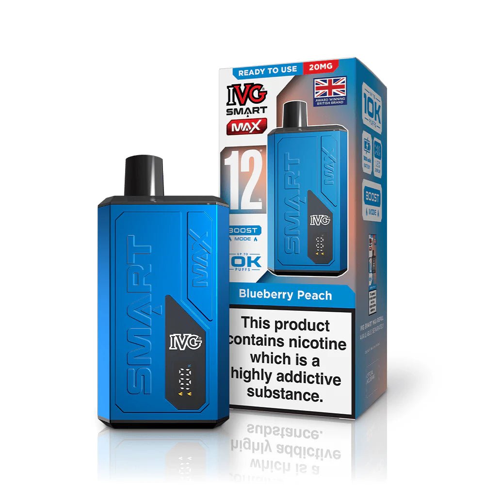 IVG Smart Max 10K Vape Kit -Blueberry Peach-Planet Puff