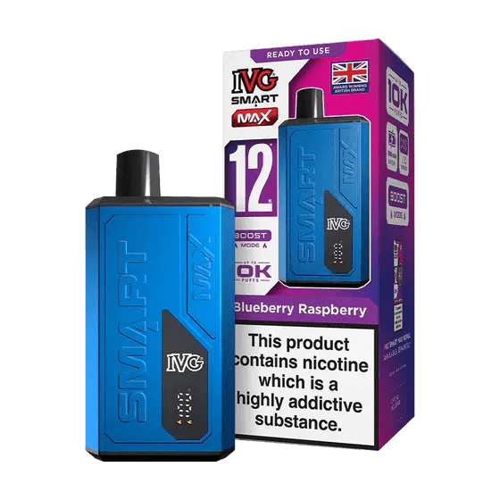 IVG Smart Max 10K Vape Kit -Blueberry Raspberry-Planet Puff