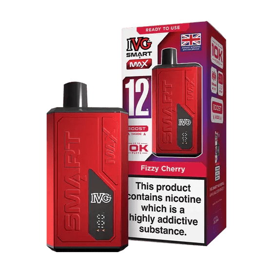 IVG Smart Max 10K Vape Kit -Fizzy Cherry-Planet Puff