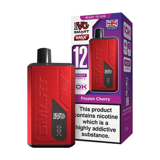 IVG Smart Max 10K Vape Kit -Frozen Cherry-Planet Puff