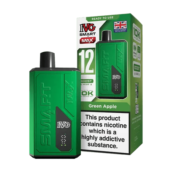 IVG Smart Max 10K Vape Kit -Green Apple-Planet Puff