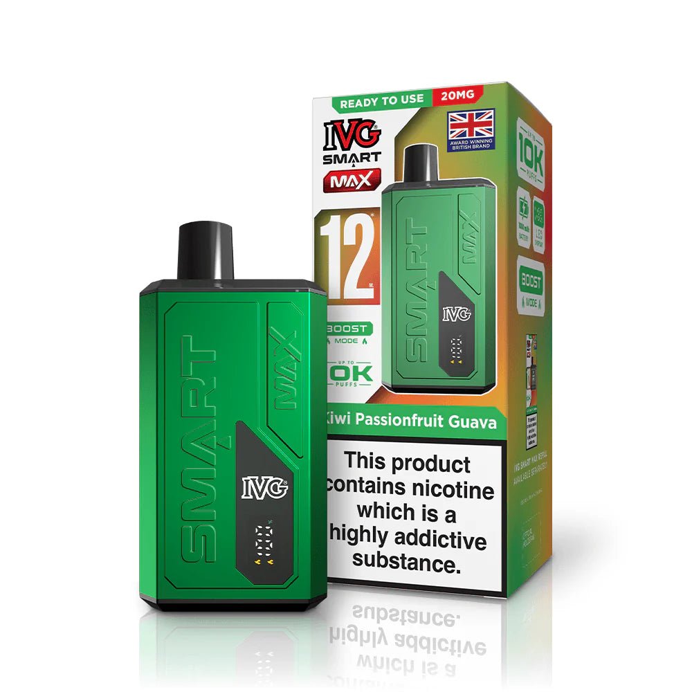 IVG Smart Max 10K Vape Kit -Kiwi Passionfruit Guava-Planet Puff