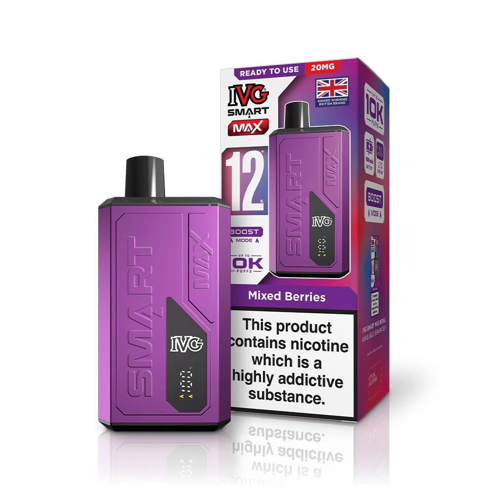 IVG Smart Max 10K Vape Kit -Mixed Berries-Planet Puff