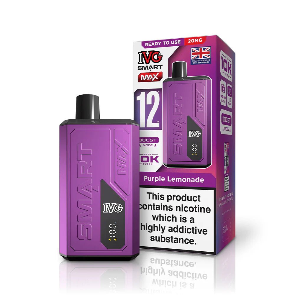 IVG Smart Max 10K Vape Kit -Purple Lemonade-Planet Puff