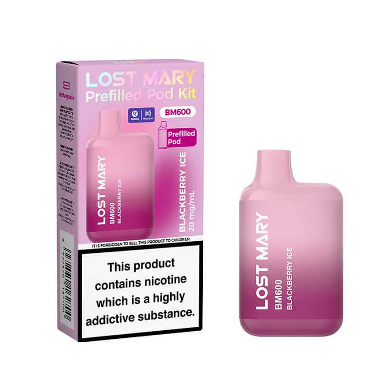 Lost Mary BM600 Prefilled Pod Kit - Blackberry Ice-Planet Puff