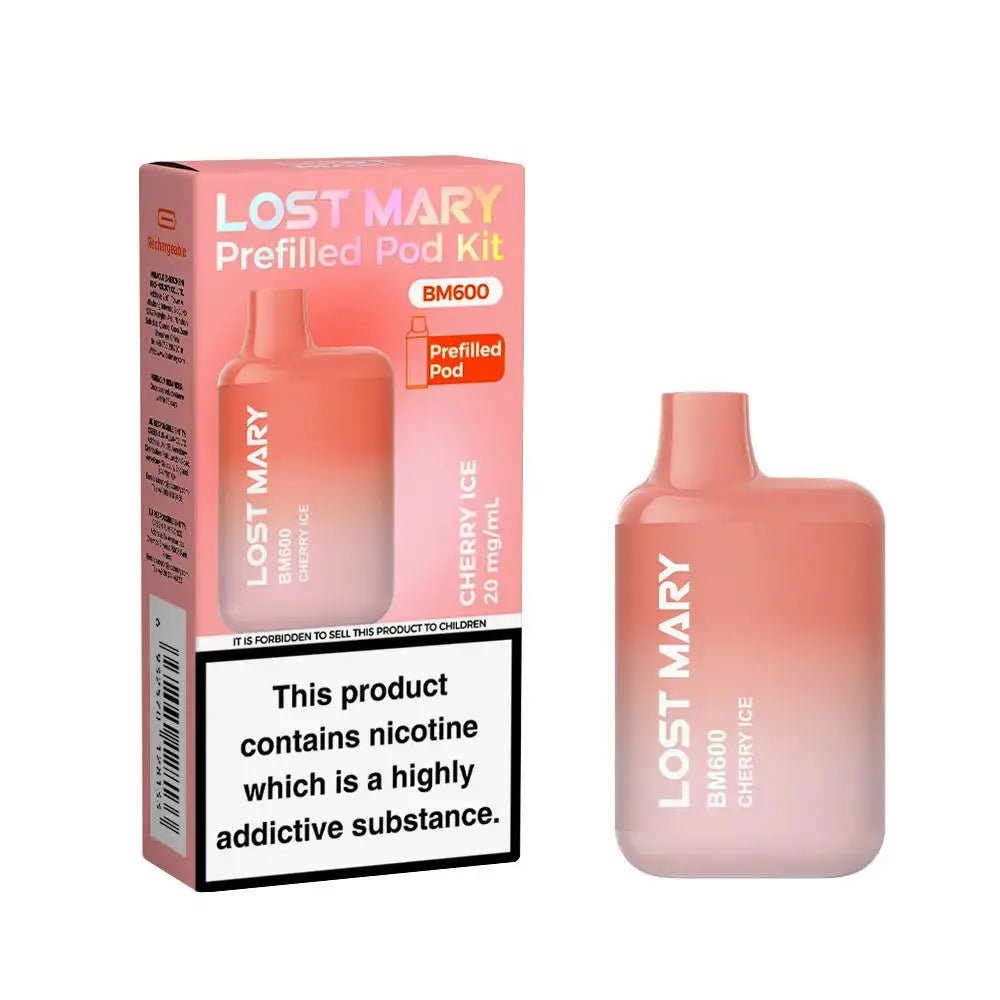 Lost Mary BM600 Prefilled Pod Kit - Cherry Ice-Planet Puff