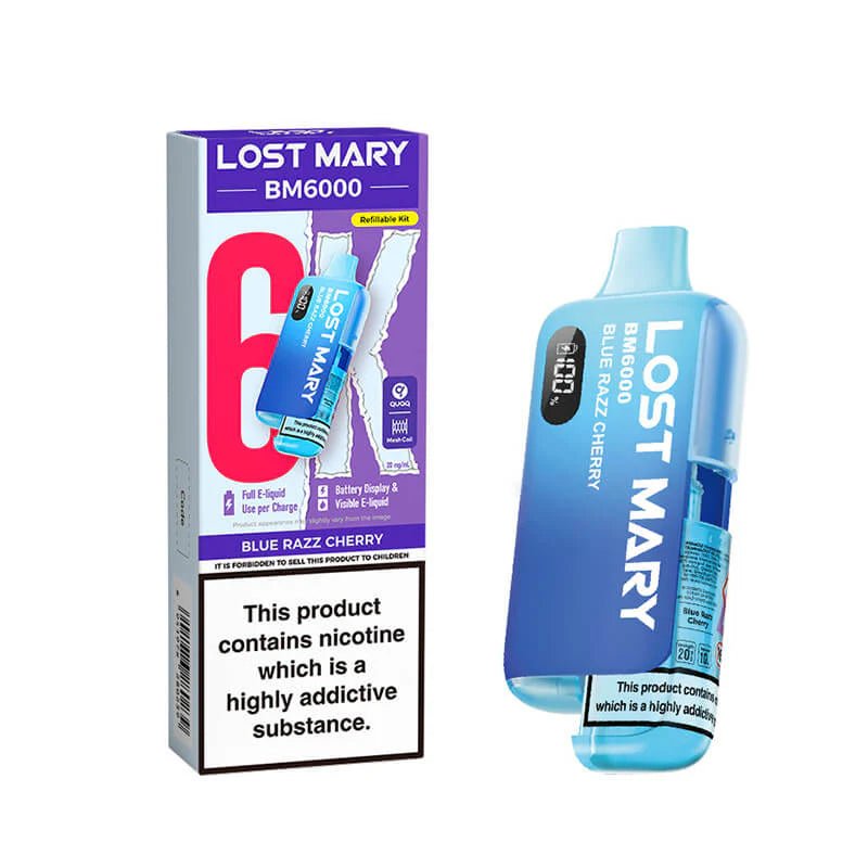 Lost Mary BM6000 Prefilled Pod Kit - Berry Apple Peach-Planet Puff