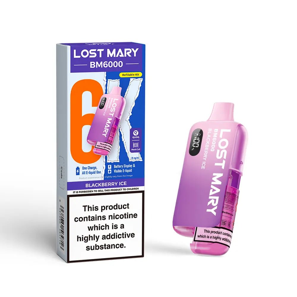 Lost Mary BM6000 Prefilled Pod Kit - Berry Apple Peach-Planet Puff
