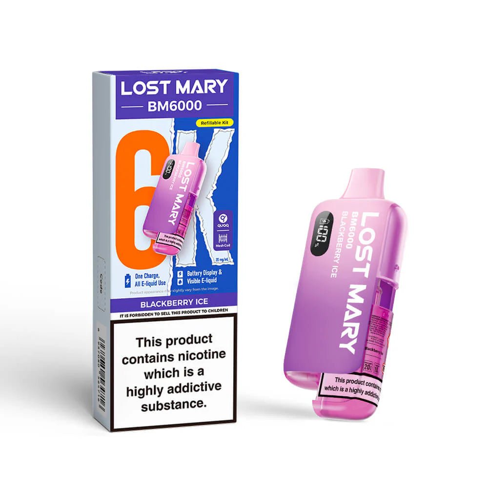 Lost Mary BM6000 Prefilled Pod Kit - Blackberry Ice-Planet Puff