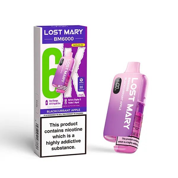 Lost Mary BM6000 Prefilled Pod Kit - Blackcurrant Apple-Planet Puff