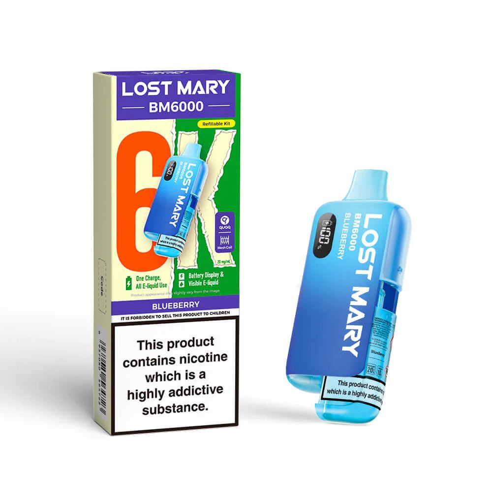 Lost Mary BM6000 Prefilled Pod Kit - Blueberry-Planet Puff