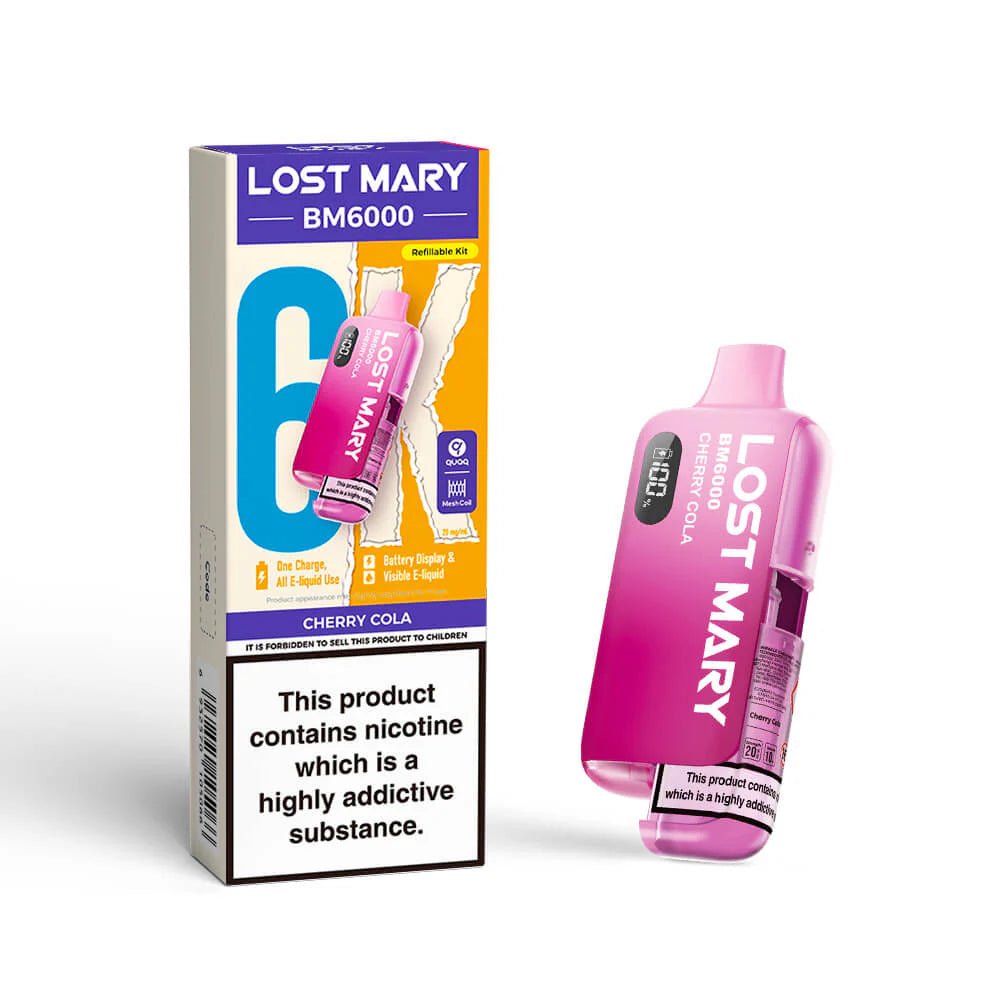Lost Mary BM6000 Prefilled Pod Kit - Cherry Cola-Planet Puff