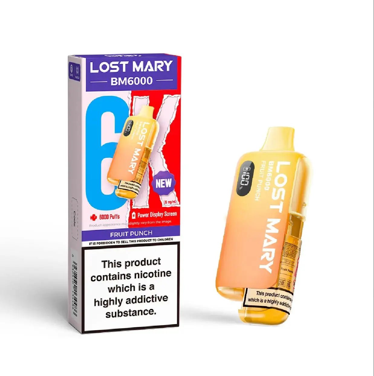 Lost Mary BM6000 Prefilled Pod Kit - Fruit Punch *NEW*-Planet Puff