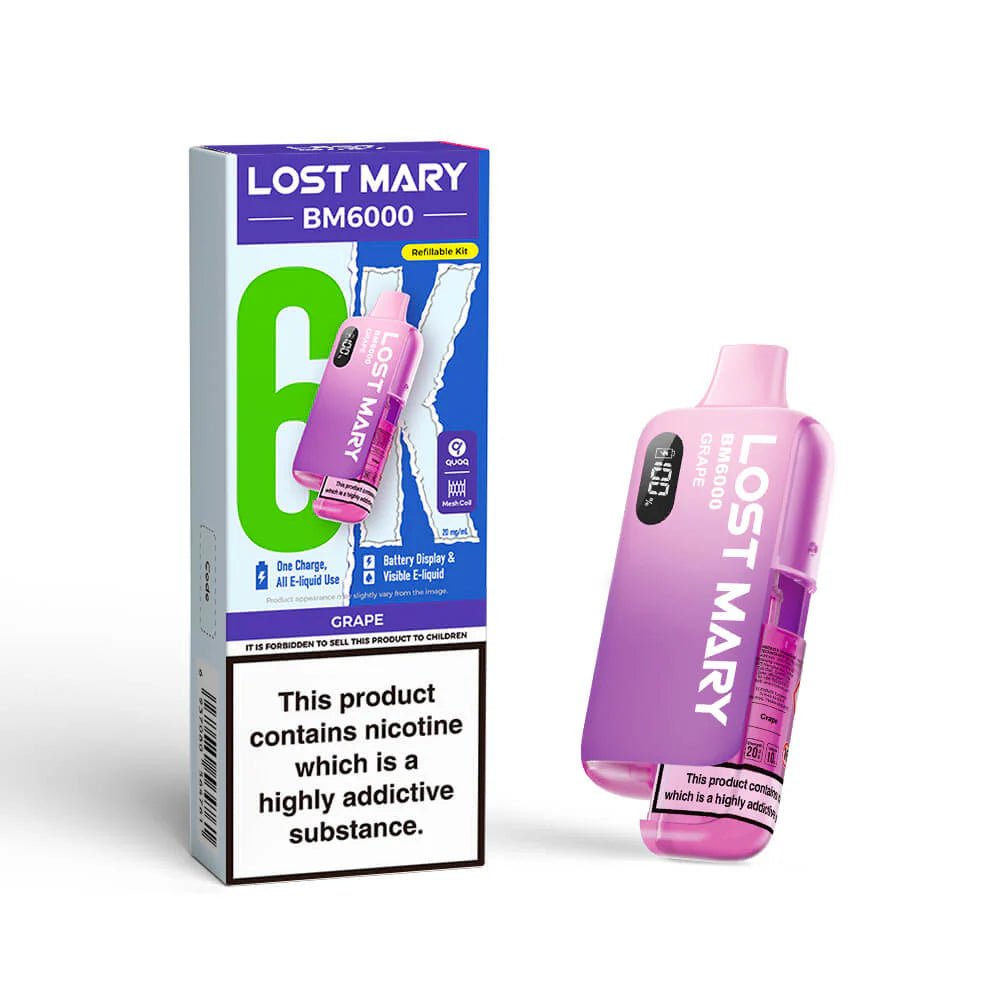 Lost Mary BM6000 Prefilled Pod Kit - Grape-Planet Puff