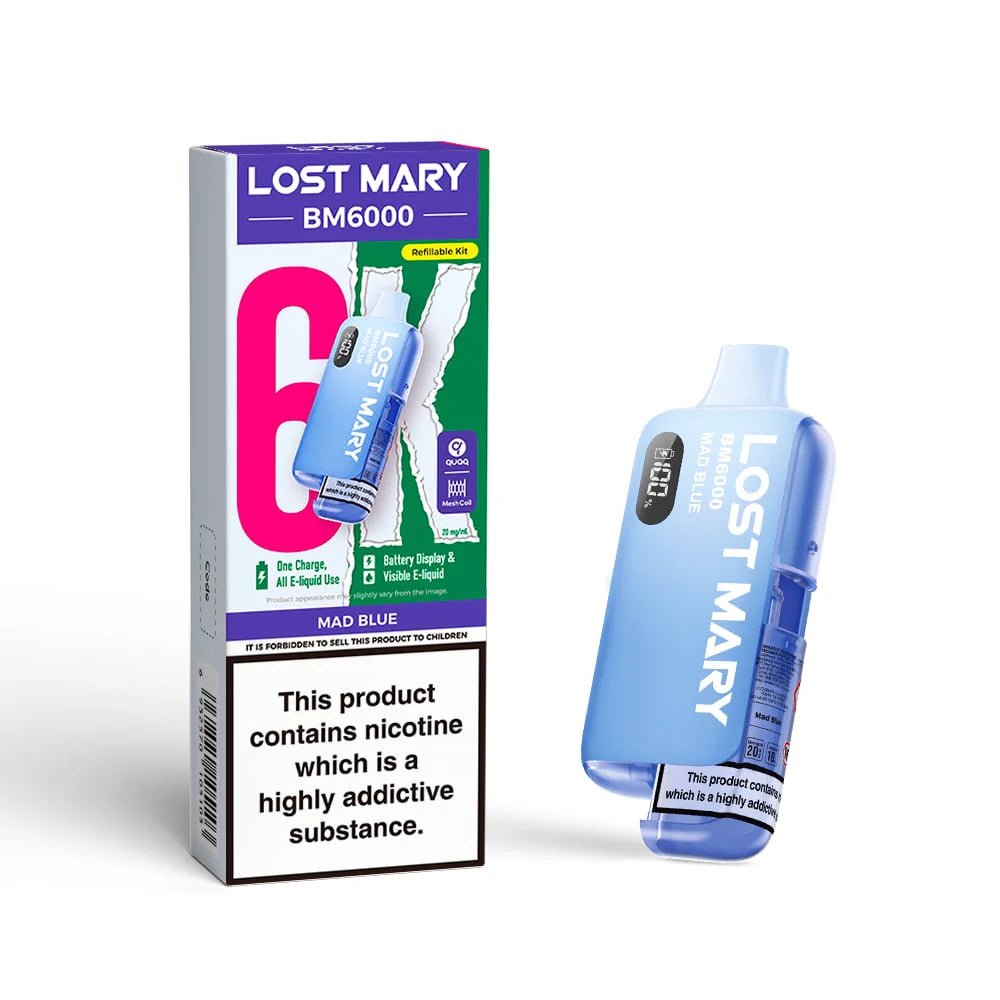 Lost Mary BM6000 Prefilled Pod Kit - Mad Blue-Planet Puff