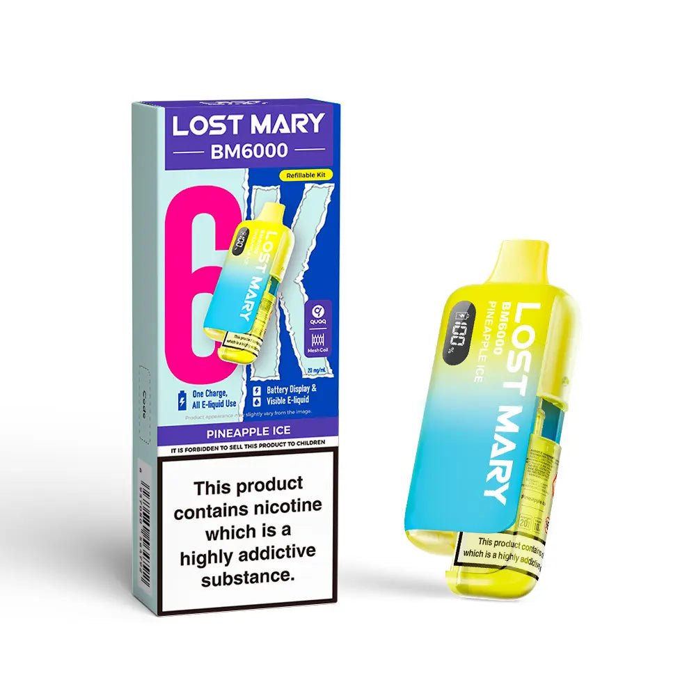 Lost Mary BM6000 Prefilled Pod Kit - Pineapple ice-Planet Puff