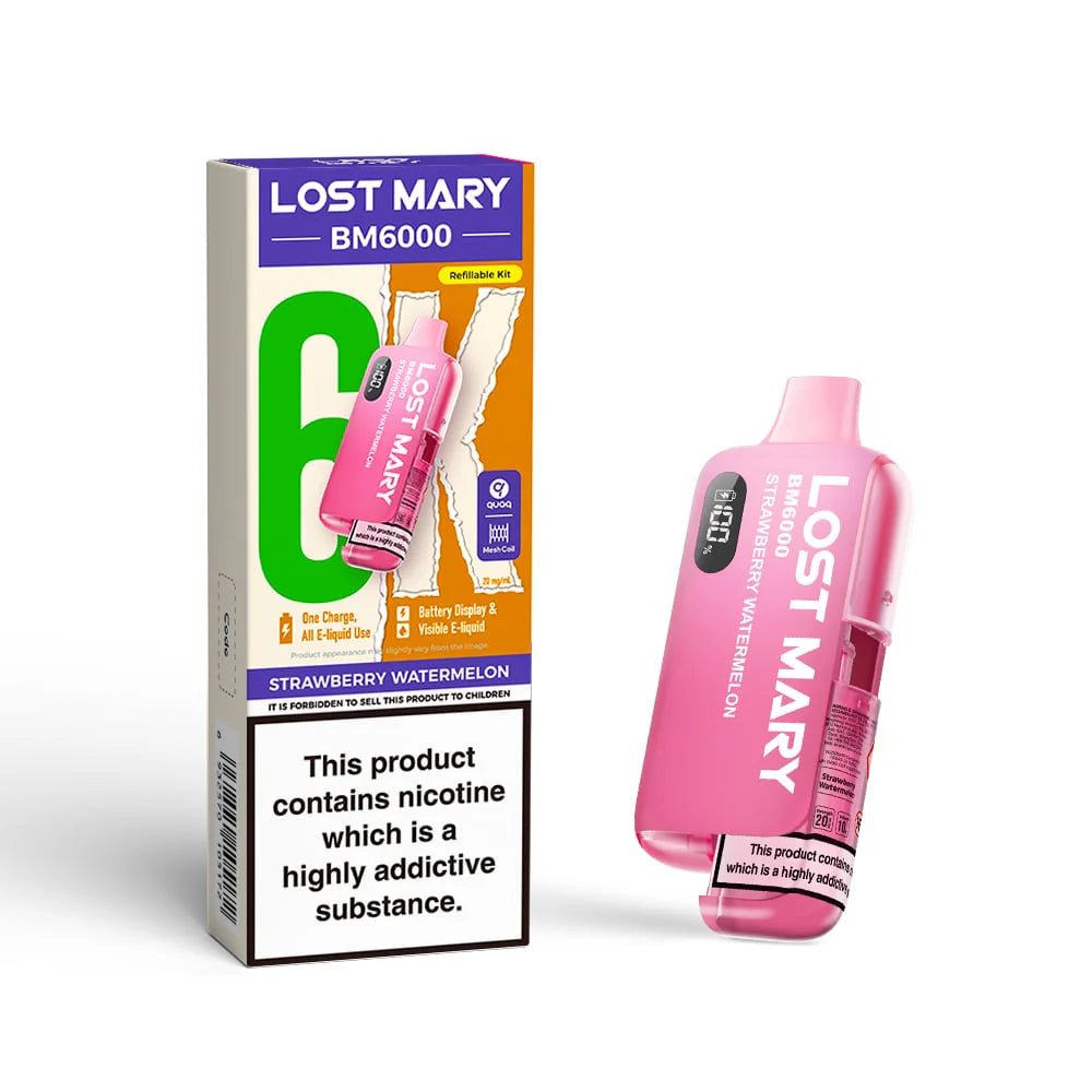 Lost Mary BM6000 Prefilled Pod Kit - Strawberry Watermelon-Planet Puff