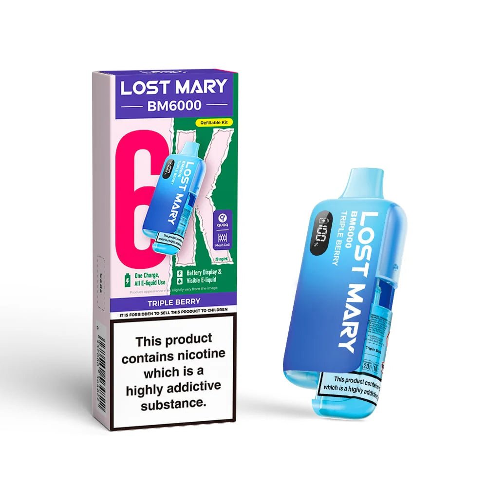 Lost Mary BM6000 Prefilled Pod Kit - Triple Berry-Planet Puff